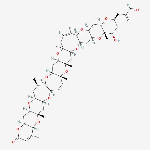It is a type of ‘±-neurotoxin, a neurotoxic protein that is known to bind irreversibly and competitively to the Acetylcholine receptor found at the neuromuscular junction, causing paralysis, respiratory failure and death in the victim. Structure Source: PubChem